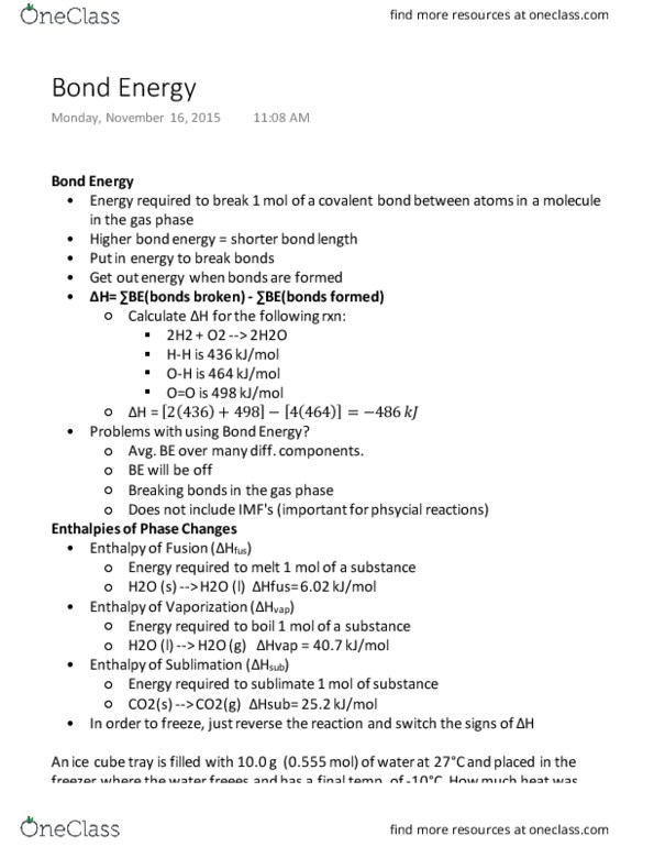 CHEM 102 Lecture Notes - Lecture 21: Ionic Compound, Covalent Bond, Bond Length thumbnail