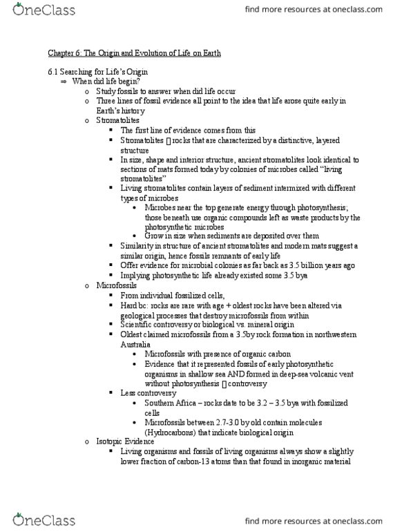 Astronomy 2021A/B Lecture Notes - Lecture 6: Extinction Event, Heredity, Chemical Energy thumbnail