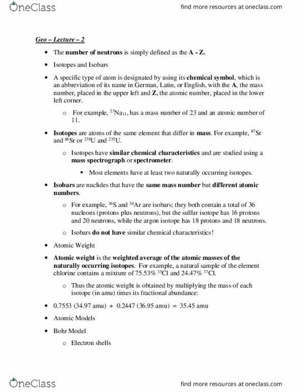 CEE 5244 Lecture Notes - Lecture 2: Weighted Arithmetic Mean, Pauli Exclusion Principle, Uranium-238 thumbnail