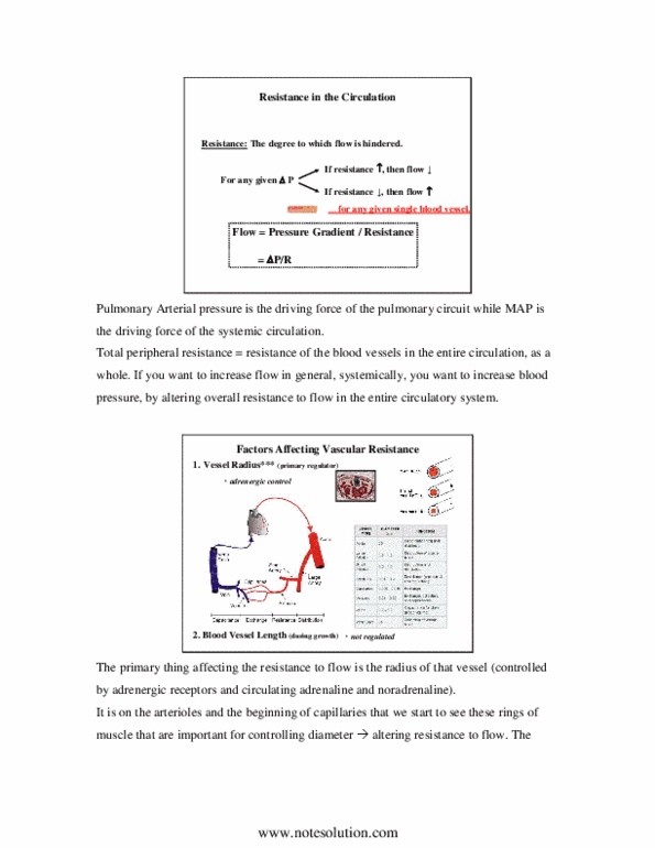 BIOC34H3 Lecture Notes - Lecture 7: Hematocrit, Pulmonary Artery, Blood Vessel thumbnail