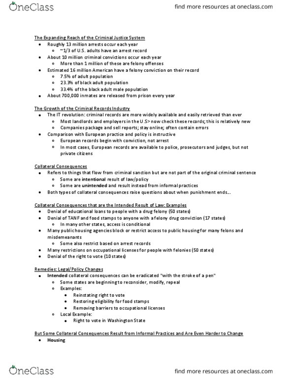 LSJ 200 Lecture Notes - Lecture 23: Disparate Impact, Temporary Assistance For Needy Families, Occupational Licensing thumbnail