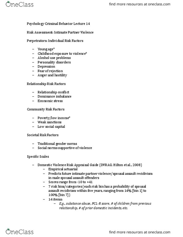 PSYC 3402 Lecture Notes - Lecture 14: Suicidal Ideation, Posttraumatic Stress Disorder, Meta-Analysis thumbnail