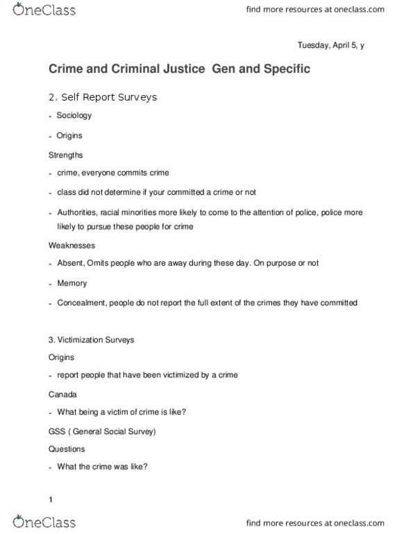 SOC 1500 Lecture Notes - Lecture 2: Victimless Crime, Electroconvulsive Therapy, General Social Survey thumbnail