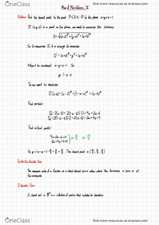 MATH 1XX3 Lecture Notes - Lecture 33: Closed Set thumbnail