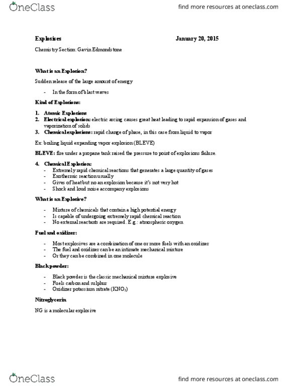 FSC239Y5 Lecture Notes - Lecture 6: Pipe Bomb, Sample Size Determination, Gunpowder thumbnail