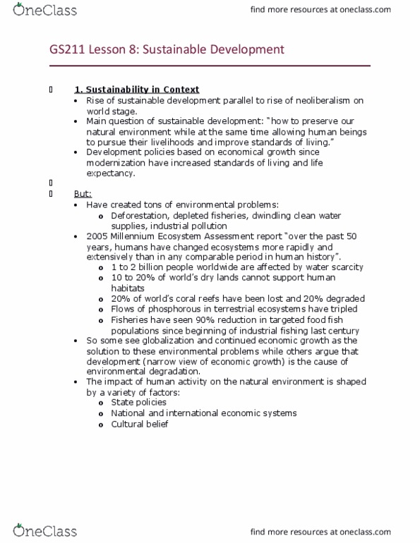 GS211 Lecture 8: Sustainable Development thumbnail