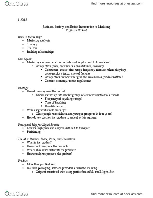 SMG SM 131 Lecture Notes - Lecture 11: Customer Retention, Wii, Schneider Electric thumbnail