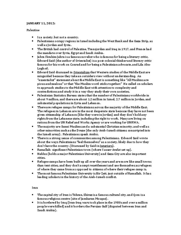 ISLA 210 Lecture : Muslim Societies- January 11 Notes.docx thumbnail