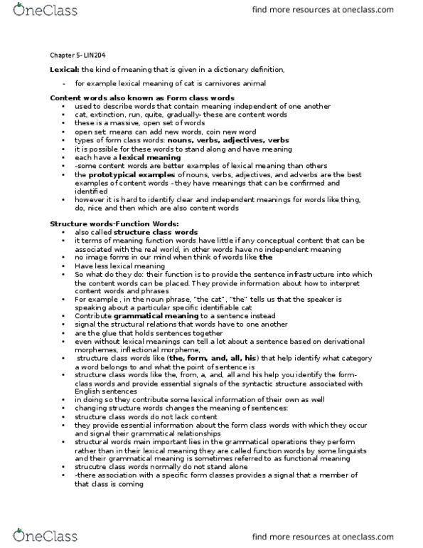 LIN102H5 Lecture Notes - Lecture 5: Phrase Structure Rules, Adverbial Phrase, Adpositional Phrase thumbnail