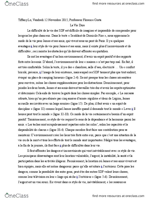 FRENCH 3 Chapter Notes - Chapter 6: Le Monde, Compter, State Agency For National Security thumbnail