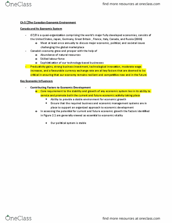 MGM101H5 Chapter Notes - Chapter 5: Foreign Direct Investment, Registered Retirement Savings Plan, Gross Domestic Product thumbnail