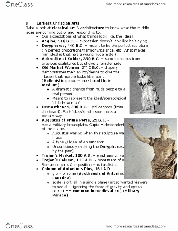 FAH215H1 Lecture Notes - Lecture 2: Practical Reason, Mithraism, Mithraeum thumbnail
