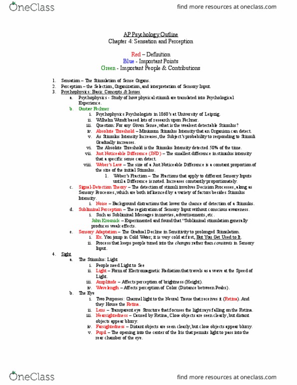 PSYC 1010 Lecture Notes - Lecture 4: Hashish, Narcolepsy, Mescaline thumbnail