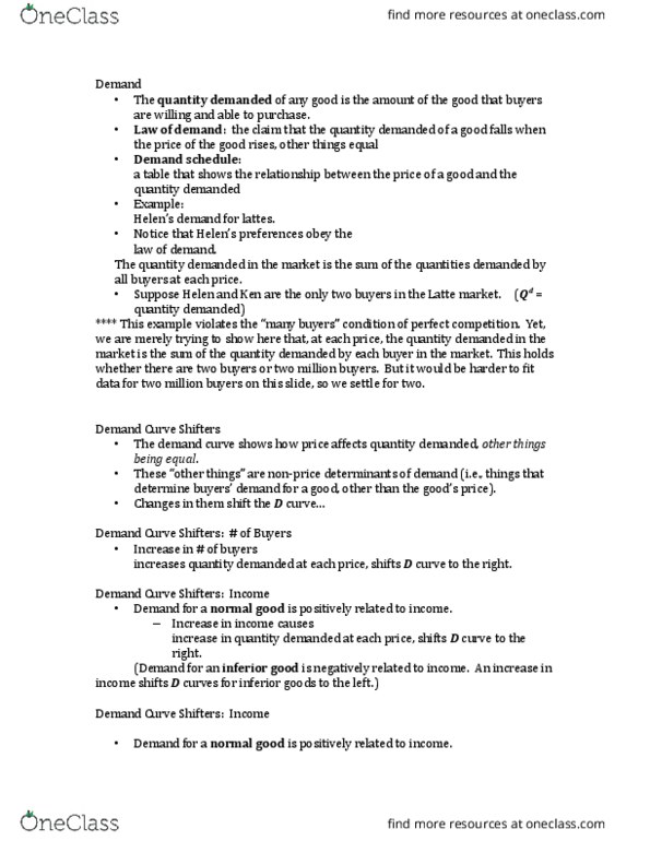 ECON 20A Lecture Notes - Lecture 2: Atkins Diet, Cream Cheese, Bacon thumbnail