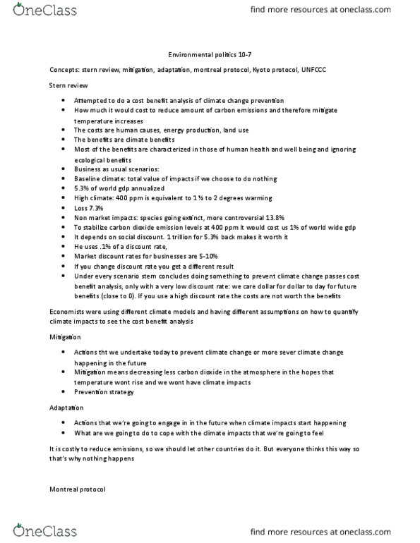 PUP-4203 Lecture Notes - Lecture 10: Dopant, Green Climate Fund, Climate Change Mitigation thumbnail