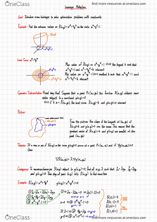 MATH 1XX3 Lecture Notes - Lecture 34: Year 2000 Problem, Lagrange Multiplier, Level Set thumbnail
