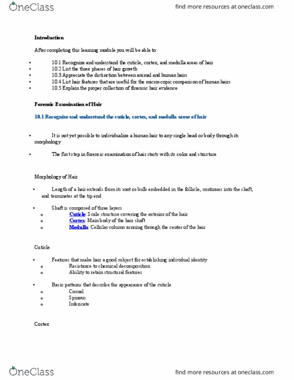 PSY100Y5 Lecture Notes - Lecture 10: Genetic Testing, Molecular Mass, Monomer thumbnail