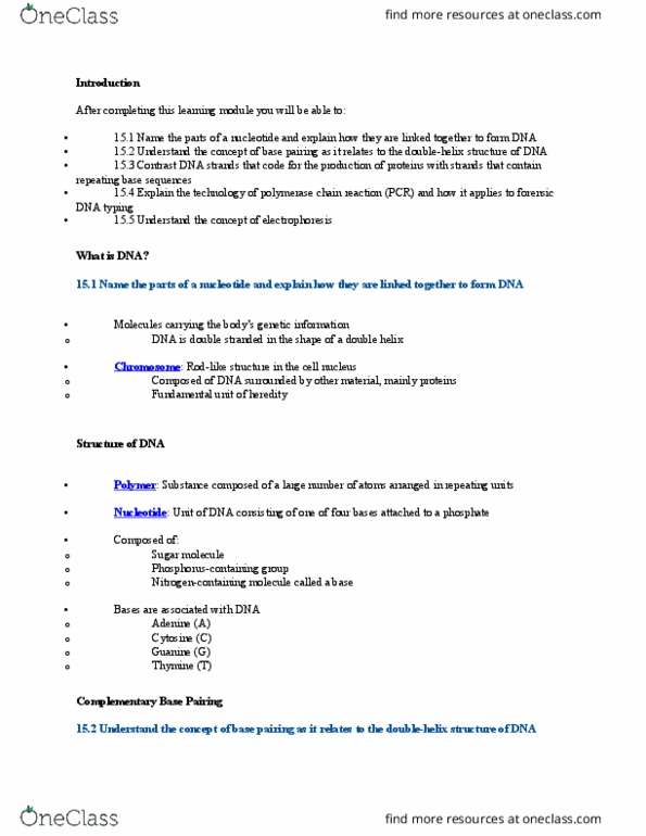 PSY100Y5 Lecture Notes - Lecture 15: Combined Dna Index System, Nuclear Dna, Buccal Swab thumbnail