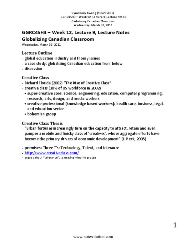 GGRC45H3 Lecture Notes - Lecture 9: 1997 Asian Financial Crisis thumbnail