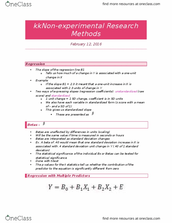 PSYC 3380 Lecture Notes - Lecture 11: Confidence Interval, Multiple Correlation, Standard Deviation thumbnail