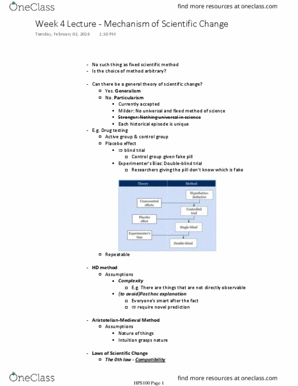 HPS100H1 Lecture Notes - Lecture 4: Formal Science, The 2Nd Law, Four Color Theorem thumbnail