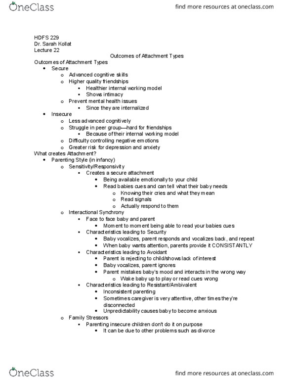 HD FS 229 Lecture Notes - Lecture 22: Attachment In Adults, Mental Model, Apache Hadoop thumbnail