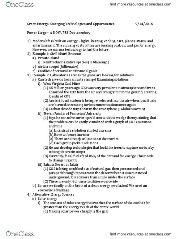 HONR 1206 Lecture Notes - Lecture 2: Spent Nuclear Fuel, Suntech Power, Tidal Power thumbnail