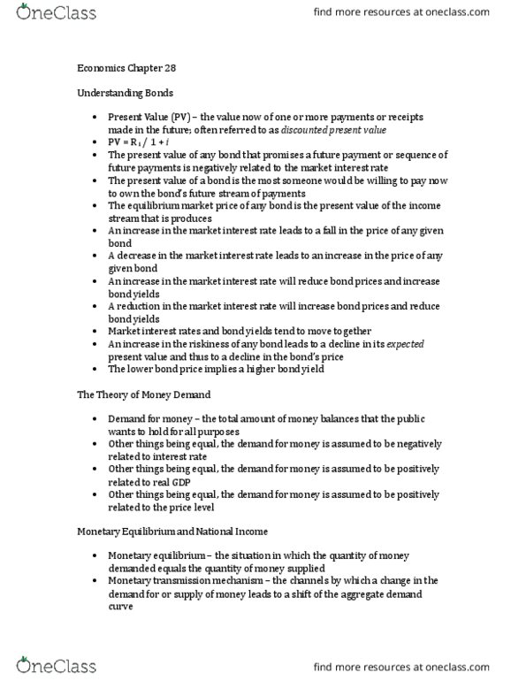 ECON 1110 Chapter Notes - Chapter 28: Capital Outflow, Canadian Dollar, Human Capital thumbnail