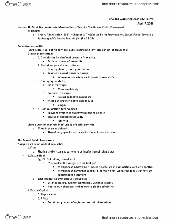 SOC395H1 Lecture Notes - Lecture 10: Code-Switching, Sexual Capital, Sildenafil thumbnail