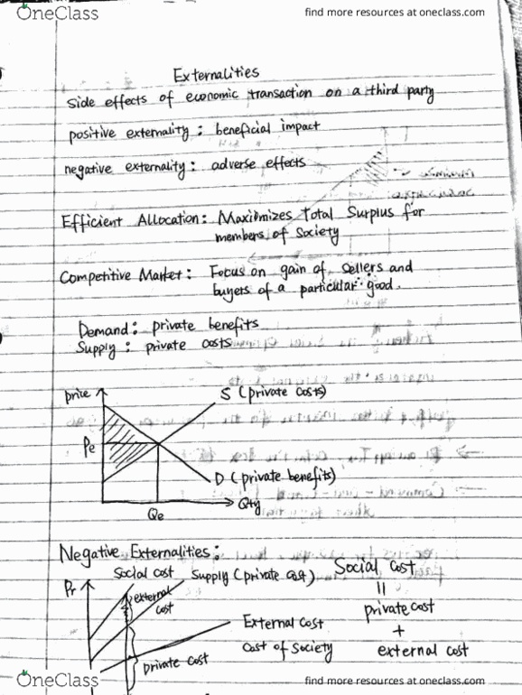 ECON 20A Lecture Notes - Lecture 5: Externality thumbnail