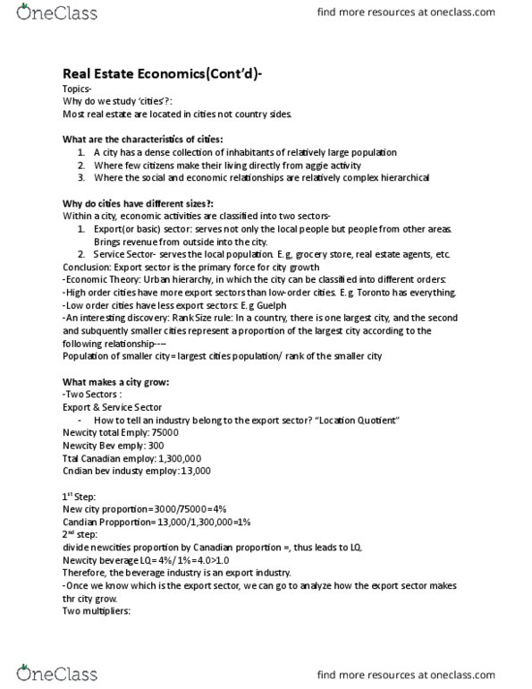 REAL 1820 Lecture Notes - Lecture 5: List Of Islands By Population thumbnail