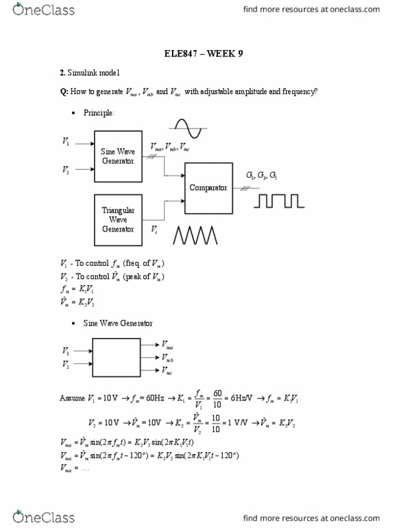 ELE 747 Lecture Notes - Lecture 9: Delta Modulation, Delta-Sigma Modulation, Simulink thumbnail