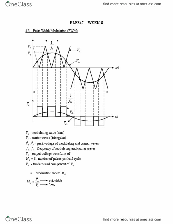 ELE 747 Lecture Notes - Lecture 8: Fourier Series, Douglas Dc-8, Voltage Source thumbnail
