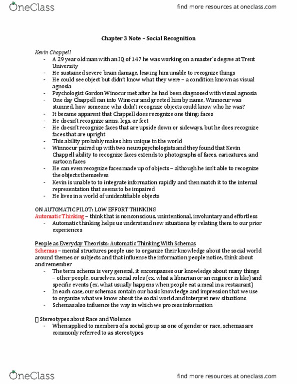 Psychology 2070A/B Chapter Notes - Chapter 3: Assertiveness, Counterfactual Thinking, Representativeness Heuristic thumbnail