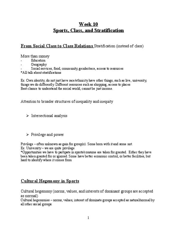 SOC 505 Lecture Notes - Lecture 10: Social Capital, General Social Survey, Making Money thumbnail