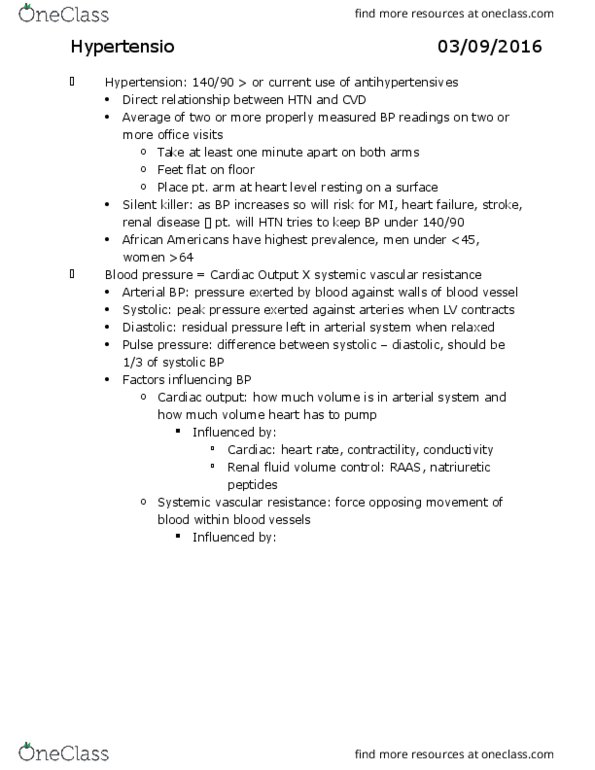 NUR 323 Lecture Notes - Lecture 3: Coronary Artery Disease, Dietary Reference Intake, Hypertriglyceridemia thumbnail