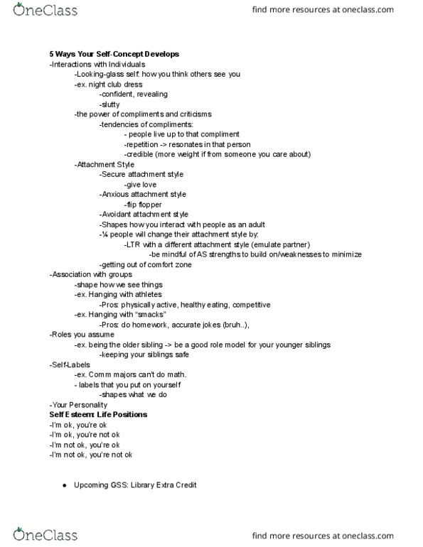 COMM 110 Lecture 2: Chapter 2: Interpersonal Communication and Self thumbnail