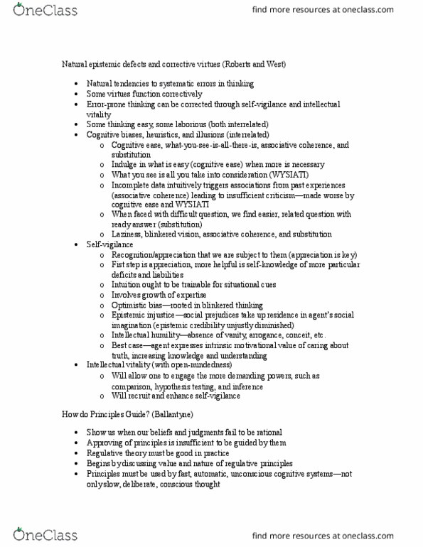 PHIL 4303 Chapter Notes - Chapter Week 4: Statistical Hypothesis Testing, Laziness thumbnail