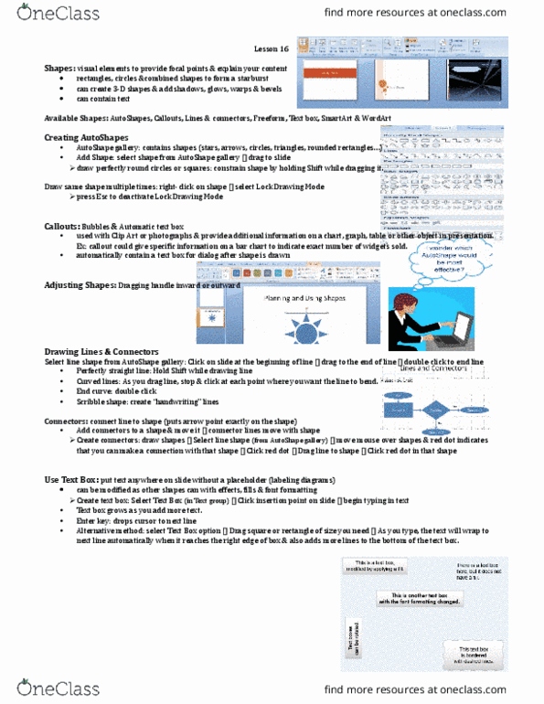 COMP 228 Lecture Notes - Lecture 16: Text Box, Dialog Box, Doubleclick thumbnail