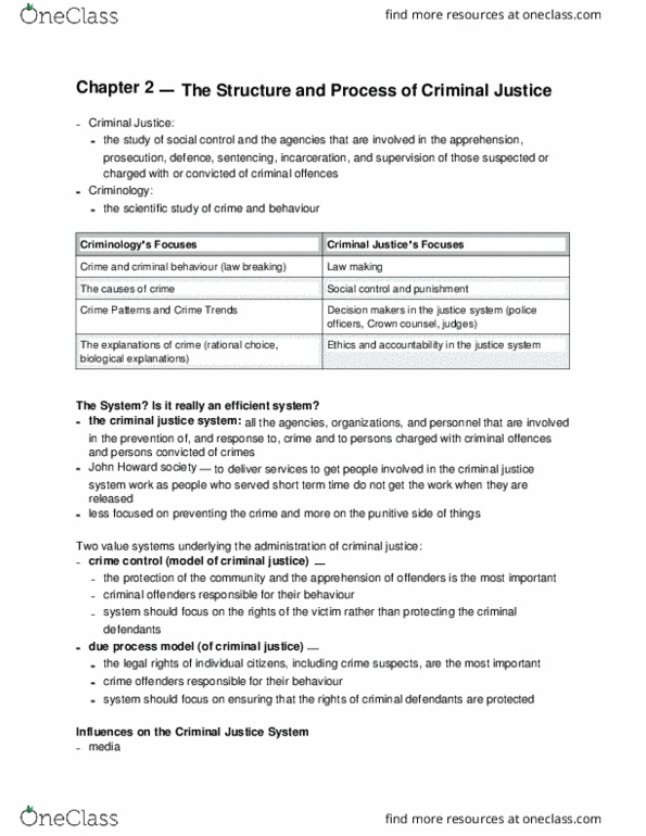 CC102 Lecture Notes - Lecture 2: Canadian Human Rights Act, Adversarial System, O. J. Simpson thumbnail