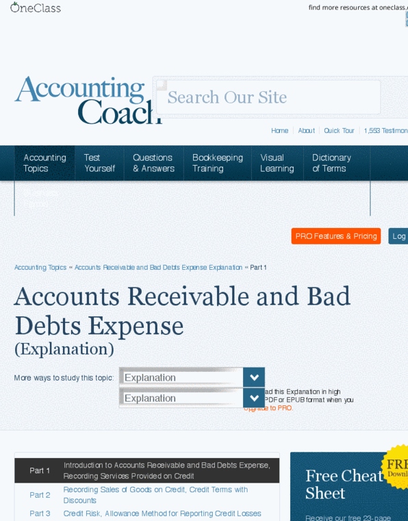 BUSI 1004 Lecture Notes - Lecture 2: Accounts Receivable, Epub, Accrual thumbnail