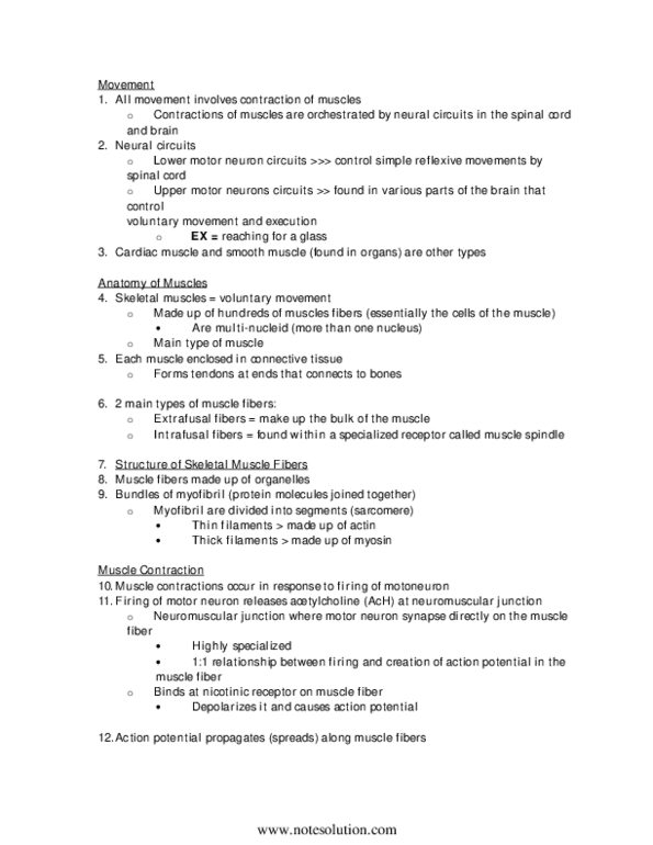 PSY290H1 Lecture 7: Lecture 7 - Motor Control thumbnail