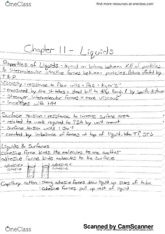 CHEM 102 Lecture 4: CHEM102 Lecture 4: Chapter 11: Liquids thumbnail