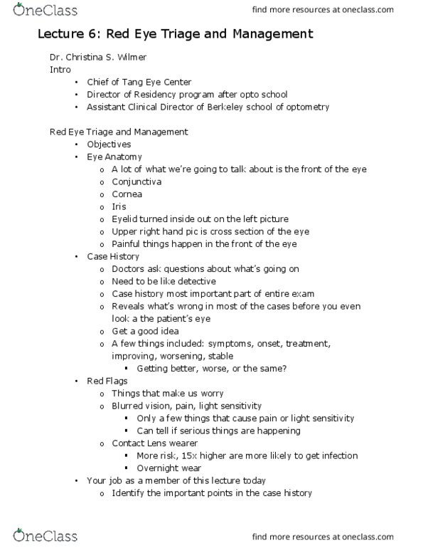 OPTOM 10 Lecture Notes - Lecture 6: Corneal Transplantation, Artificial Tears, Visual Impairment thumbnail