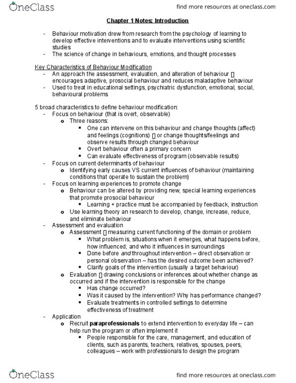 PS288 Chapter Notes - Chapter 1: Classical Conditioning, Puzzle Box, Edward Thorndike thumbnail