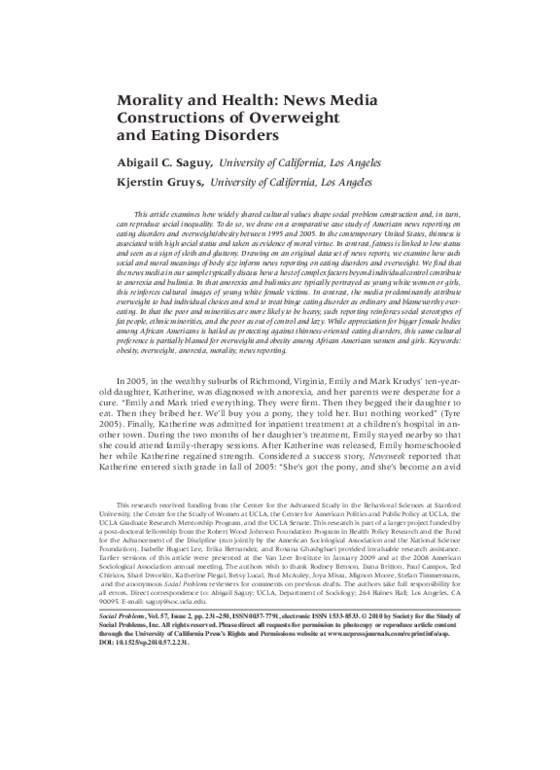 SYO 4400 Lecture Notes - Lecture 1: Binge Eating Disorder, New York University Press, Yehoshua Sagi thumbnail