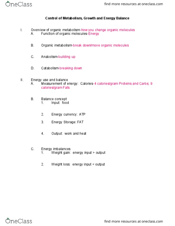 NURS 220 Lecture Notes - Lecture 26: Blood Sugar, Anterior Pituitary, Citric Acid Cycle thumbnail