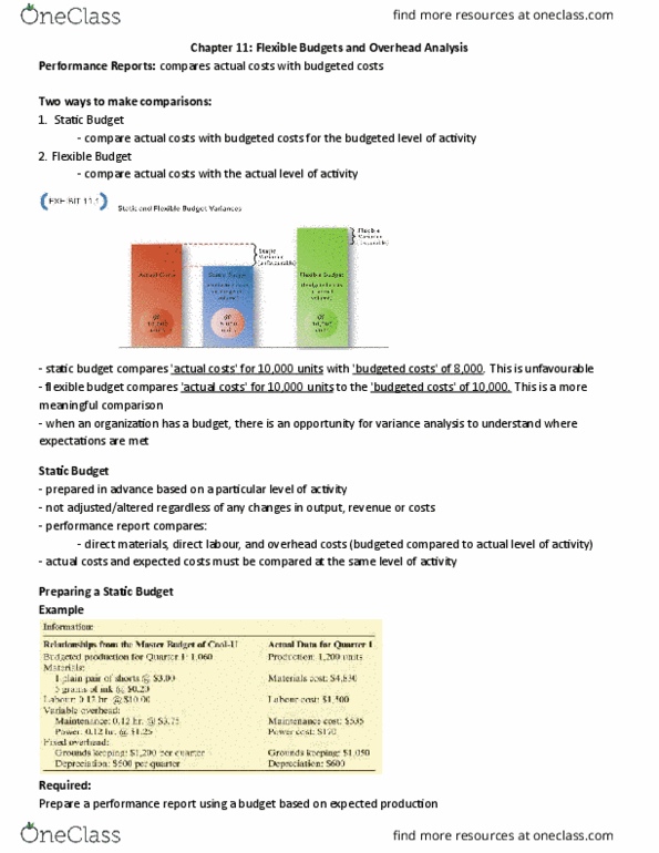 ACC 406 Chapter Notes - Chapter 11: Cost Driver, Stabilisation Force In Bosnia And Herzegovina thumbnail