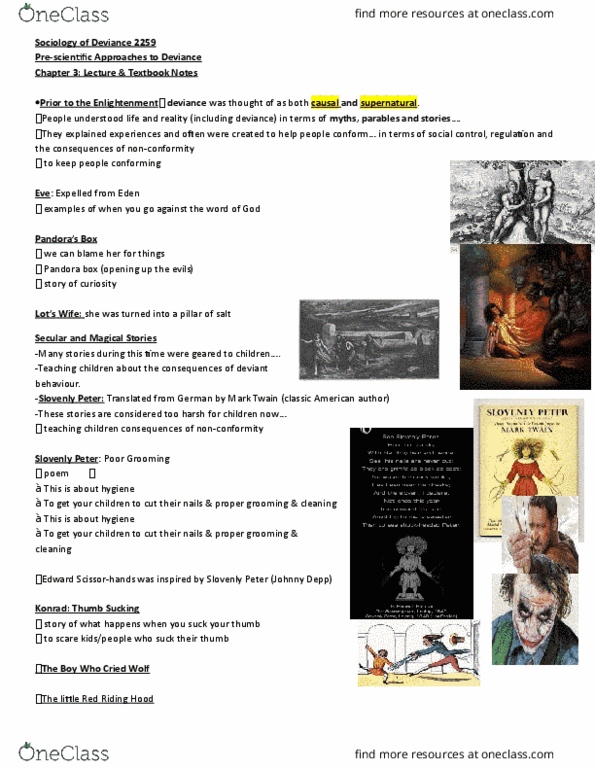 Sociology 2259 Lecture Notes - Lecture 5: Monster Energy, Darth Vader, Dennis Rodman thumbnail