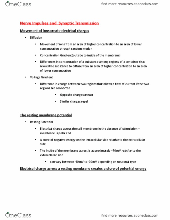 ANP 1106 Chapter Notes - Chapter 6: Central Nervous System, Golgi Tendon Organ, Lamellar Corpuscle thumbnail